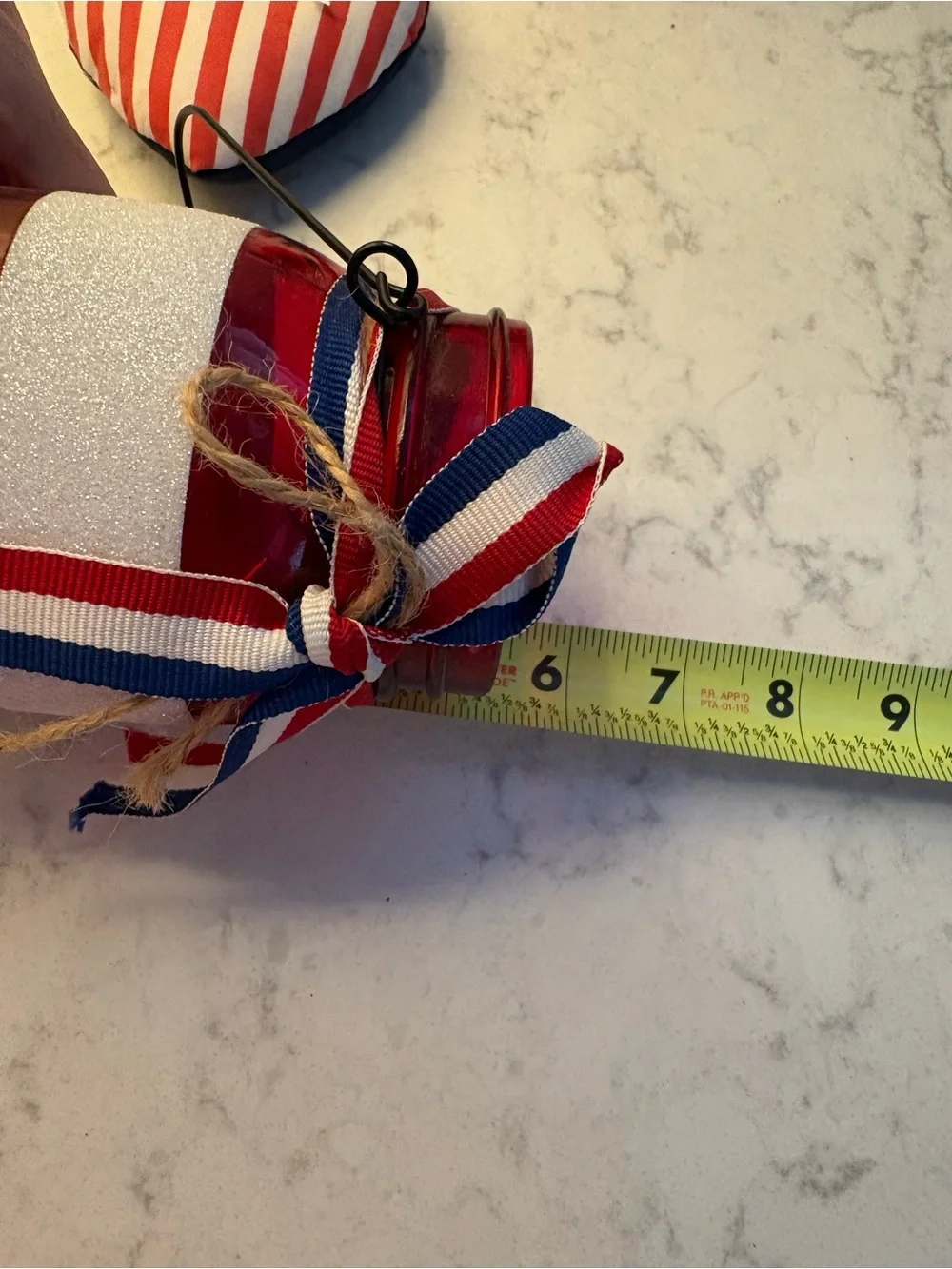 Patriotic Red, White & Blue Holiday Ornament Set